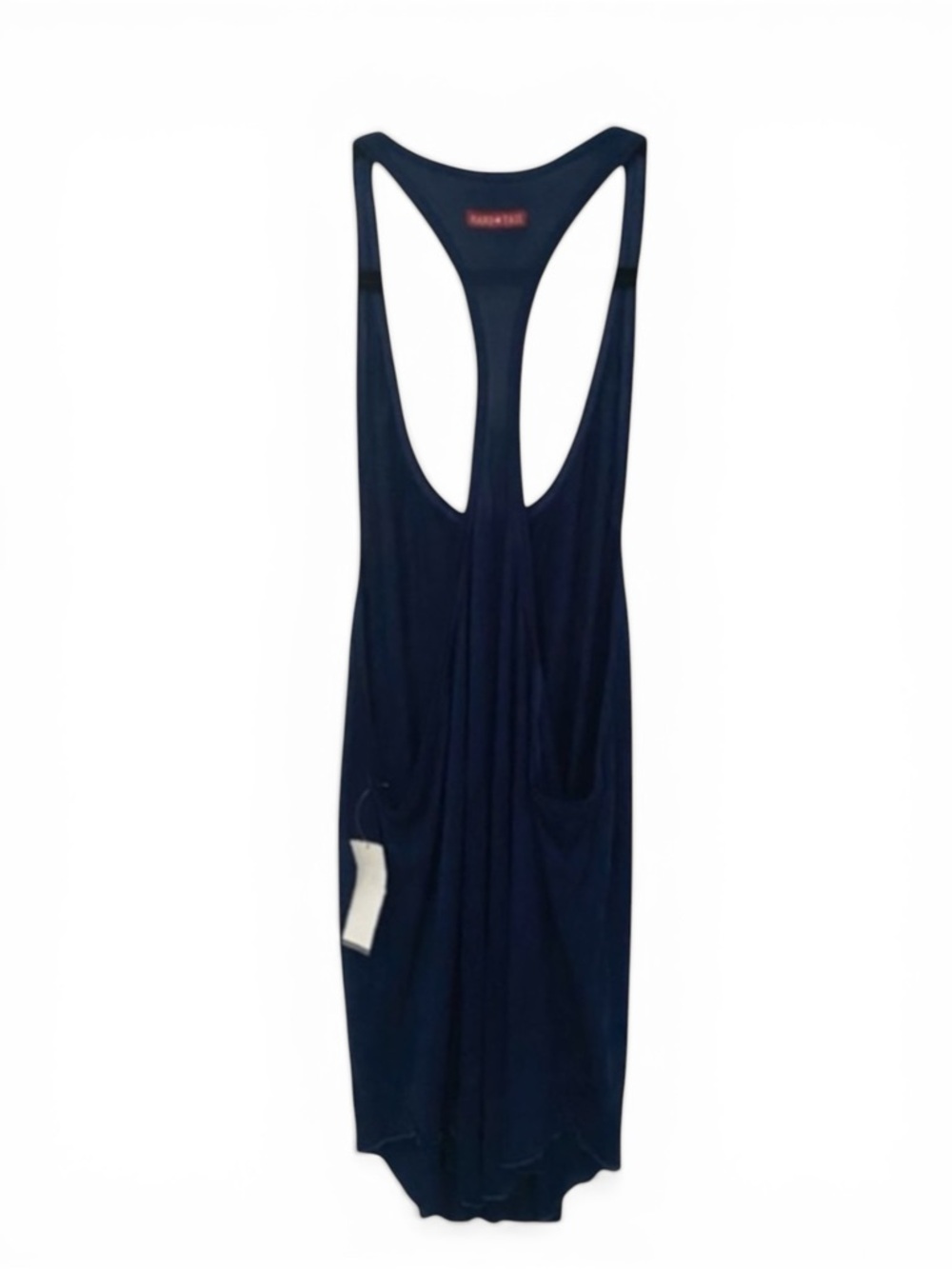 new Hard Tail ★ Sporty Racer Back Athletic Yoga Running Tank Tee ★ Navy ★ Medium - Picture 4 of 15